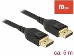 Delock DisplayPort kabel 8K 60 Hz 5 m DP 8K certifikováno