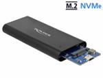 Delock Externí pouzdro pro M.2 NVMe PCIe SSD se SuperSpeed USB 10 Gbps (USB 3.1 Gen 2) USB Type-C™ samice