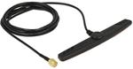 Delock GSM UMTS LTE Antenna SMA Plug 2.5 dBi 2 m RG-174 omnidirectional adhesive mounting