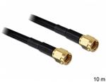 Delock HF koaxiální kabel RP-SMA plug > RP-SMA plug LMR195, 10 m