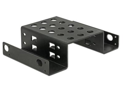 Delock Instalační rámeček 2 x 2.5” na 5.25” černý