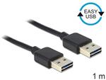 Delock Kabel EASY-USB 2.0-A samec > samec   1 m