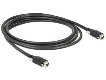 Delock kabel FireWire 9 pin samec se šroubky > 9 pin samec se šroubky 3m