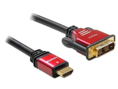 Delock Kabel High Speed HDMI – HDMI A samec > DVI samec 2 m