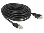 Delock Kabel RJ45 samec > RJ45 samec se šroubky Cat.6 SSTP 10 m