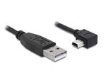 Delock kabel USB 2.0 A-samec > USB mini-B 5-pin samec pravoůhlý, 5 metrů