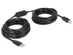 Delock Kabel USB 2.0 typ A samec > USB 2.0 typ B samec 11 m