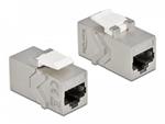 Delock Keystone Modul RJ45 jack na RJ45 jack Cat.6A 90° pravoúhlý