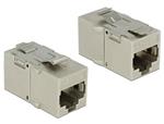 Delock Keystone Modul RJ45 jack > RJ45 jack Cat.6A kov