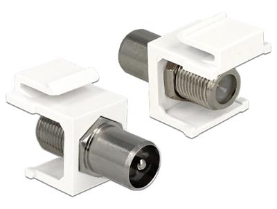 Delock Keystone Module IEC plug > F jack