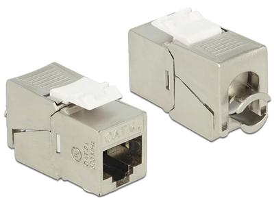 Delock Keystone Module RJ45 jack > LSA Cat.6A compact