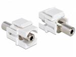 Delock Keystone module Stereo jack 3.5 mm samice > Stereo jack 3.5 mm samice