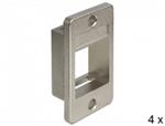 Delock Keystone Mounting for enclosures 4 pieces