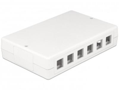 Delock Keystone Surface Mounted Box 12 Port