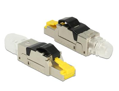 Delock Konektor RJ45 sestava Cat.6A kovový