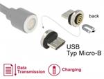 Delock Magnetický adaptér USB Typ Micro-B samec