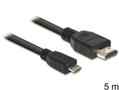 Delock MHL kabel samec > High Speed HDMI samec 5 m