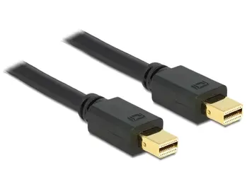 Delock mini Displayport kabel samec - samec 0,5 m, černý