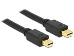 Delock mini Displayport kabel samec - samec 3 m, černý