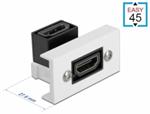 Delock Modul Easy 45 rozhraní HDMI, pravoúhlý, 90°, 22,5 x 45 mm