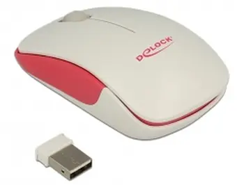 Delock Optical 3-button mini mouse 2.4 GHz wireless