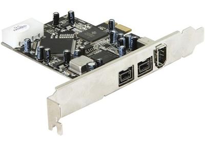 DeLock PCI Express x1 FW A+B 2+1 Port