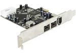 DeLock PCI Express x1 FW A+B 2+1 Port 