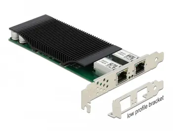 Delock PCI Express x4 karta na 2 x Gigabit LAN PoE+