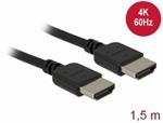 Delock Premium HDMI kabel 4K 60 Hz 1,5 m