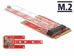 Delock Převodník Mini PCIe > M.2 Key B slot + Micro SIM slot