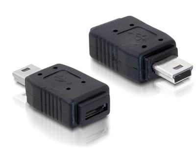 Delock redukce USB mini samec na USB micro B samice