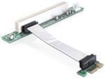 Delock Riser card PCI Express x1 > PCI 32Bit 5 V, kabel 9cm