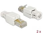 Delock RJ45 samec Cat.5e UTP bez použití nástrojů 2 kusy