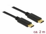 Delock USB 2.0 kabel Type-C na Type-C 2 m 5 A E-Marker