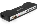 Delock USB 2.0 port replikátor 4USB/LAN/sériový/Audio