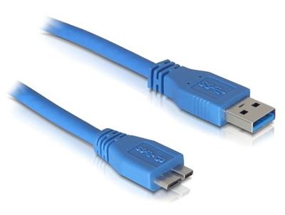 Delock USB 3.0 kabel A samec/ Micro samec délka 1m