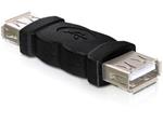 Delock USB Adapter, USB A šedý samice/samice (spojka)