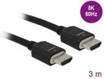 Delock Vysokorychlostní HDMI kabel, 48 Gbps, 8K 60 Hz, 3 m