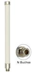 Delock WLAN Antenna 802.11 ac/a/h/b/g/n 6 ~ 8 dBi 280 mm omnidirectional pole mounting fixed white outdoor 