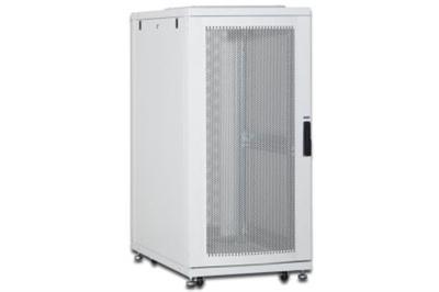 DIGITUS 26U server cabinet, 1260x600x1000 mm, color grey RAL 7035 perforated door