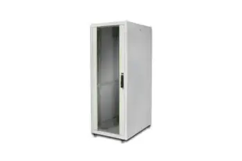 DIGITUS 32U 19'' Free Standing Network Cabinet, 1560x800x800 mm, color grey RAL 7035, with glass front door