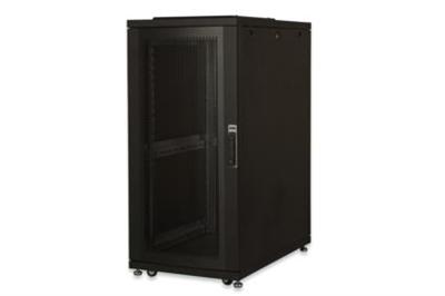 DIGITUS 36U server cabinet, 1705x600x1000 mm, color black RAL 9005 perforated door