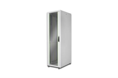 DIGITUS 42U 19'' Free Standing Network Cabinet, 2010x600x800 mm, color grey RAL 7035, with glass front door