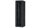 Digitus 47U network cabinet 2276x600x600mm, Color black RAL 9005 Glass door