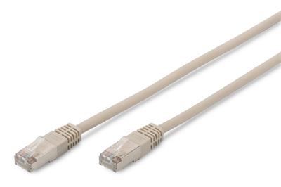 Digitus CAT 5e F-UTP patch cable, Cu, PVC AWG 26/7, length 20 m, color grey