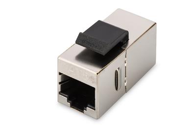 Digitus CAT 5e modular coupler, shielded RJ45 to RJ45, for panel connection