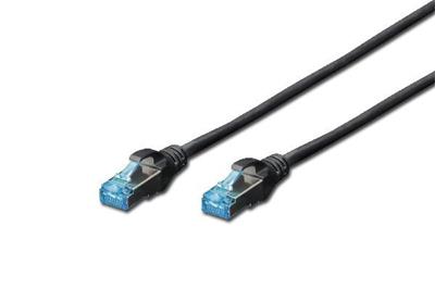 Digitus CAT 5e SF-UTP patch cable, PVC AWG 26/7, length 2 m, color black