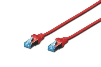 Digitus CAT 5e SF-UTP patch cable, PVC AWG 26/7, length 2 m, color red