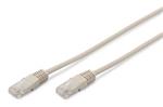 Digitus CAT 5e U-UTP patch cable, Cu, PVC AWG 26/7, length 25 m, color grey