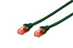 Digitus CAT 6 U-UTP patch cable, Cu, LSZH AWG 26/7, length 0.25 m, color green